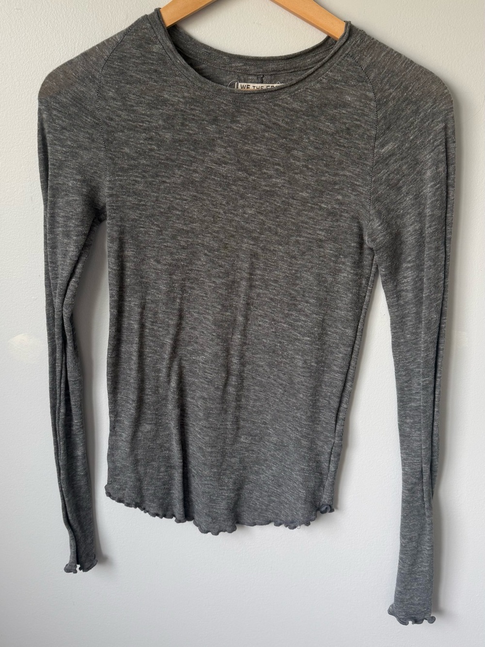 Free people be my baby longsleeve tee